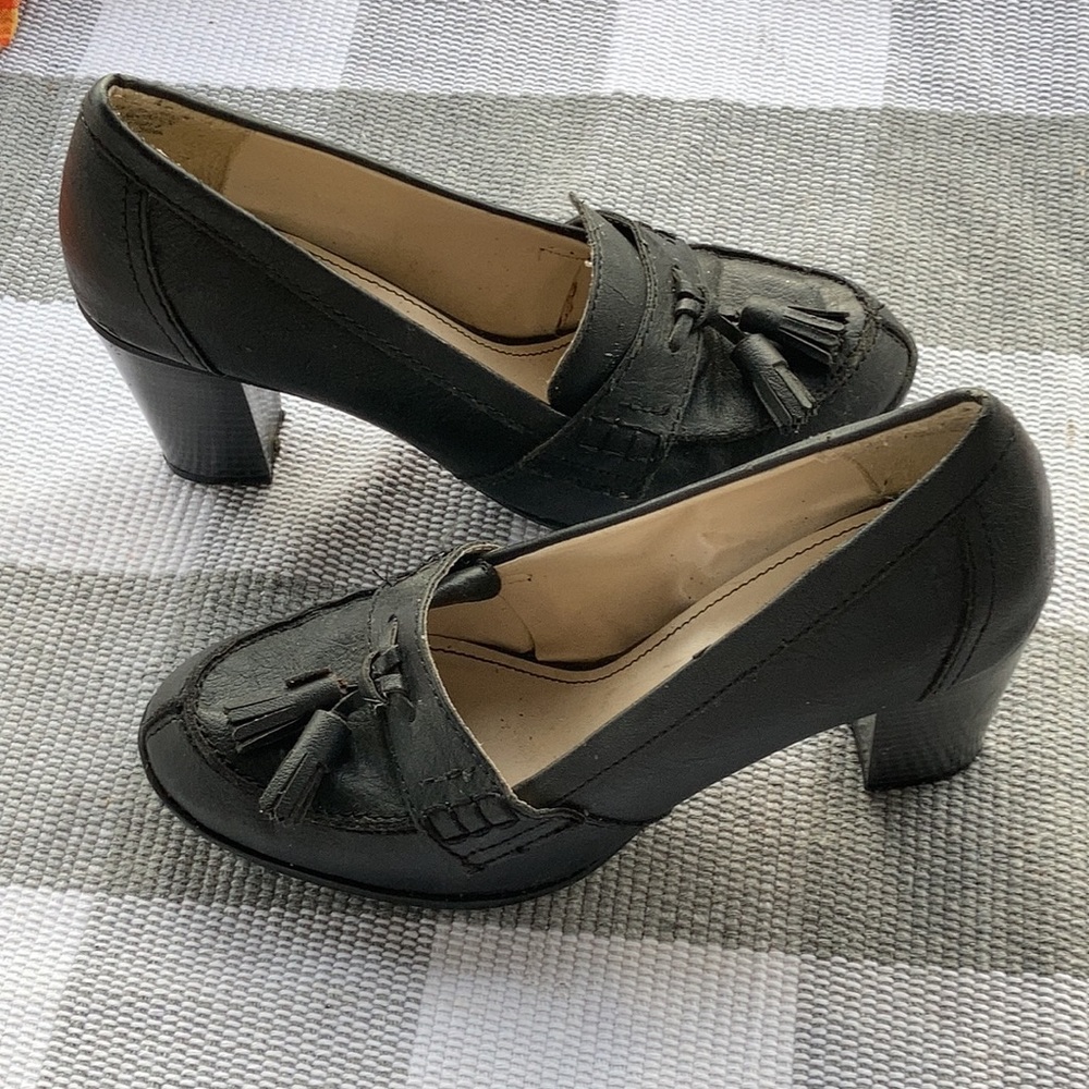 Black Heels with Tassels